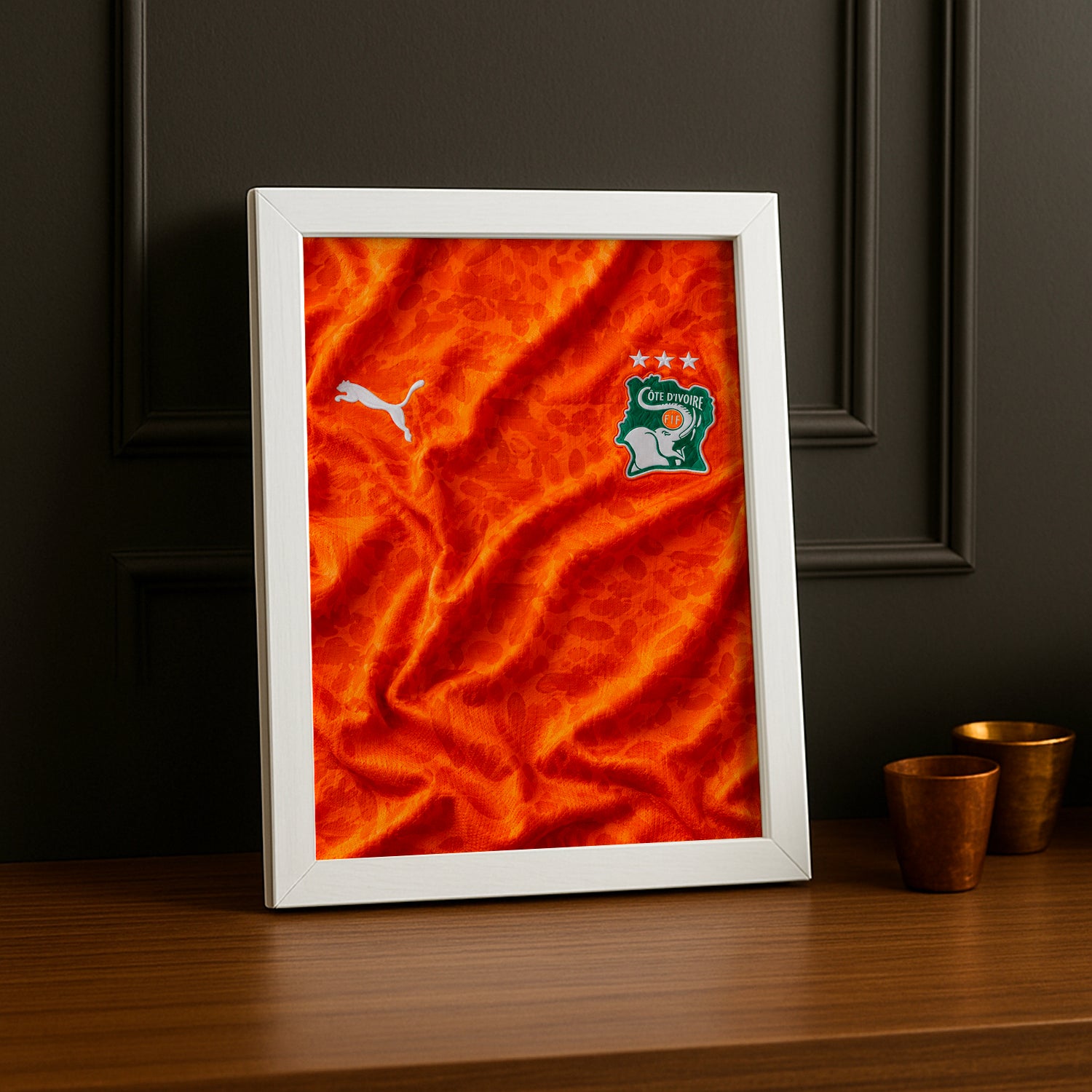 Cadre Photo Maillot Côte d'Ivoire – Domicile Coupe du Monde 2026 TonCadre