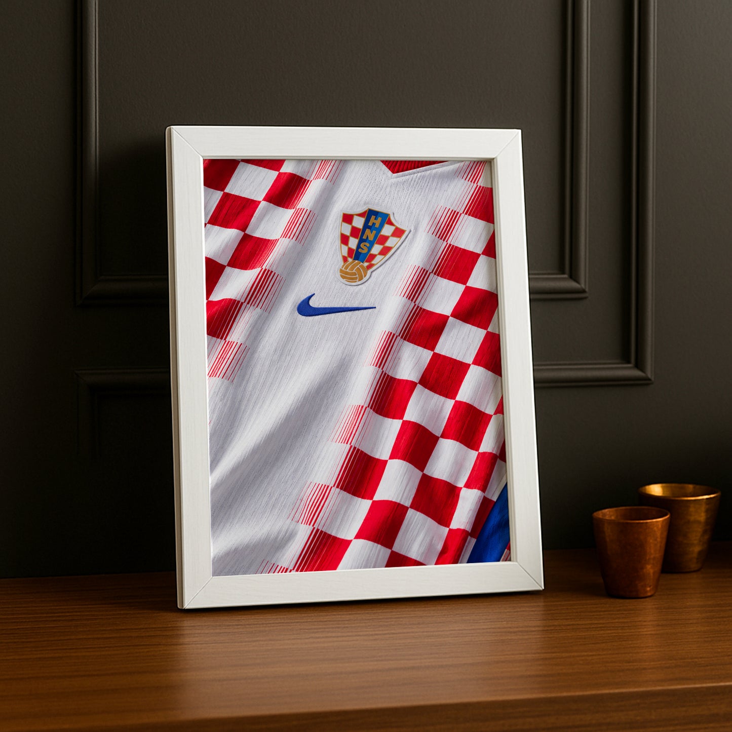 Cadre Photo Maillot Croatie – Domicile Coupe du Monde 2026 TonCadre