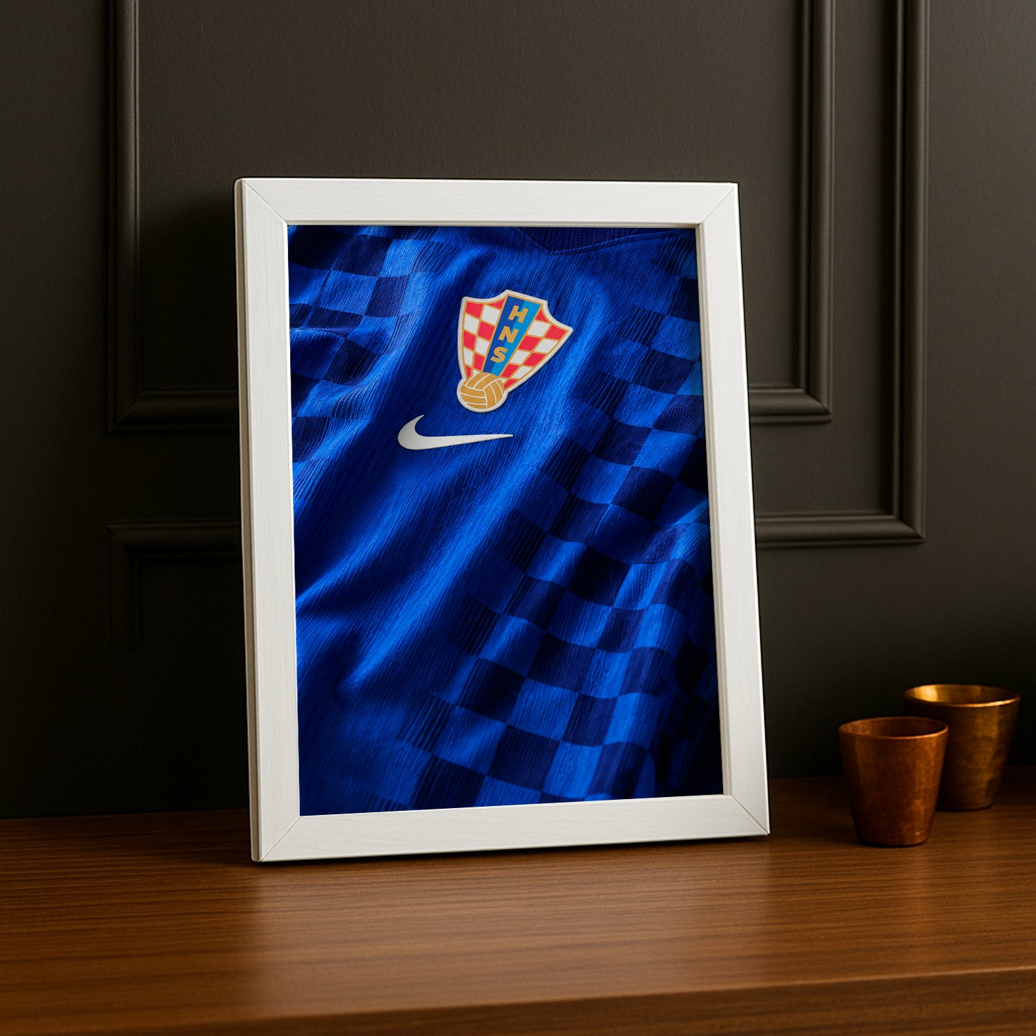 Cadre Photo Maillot Croatie – Extérieur Coupe du Monde 2026 TonCadre