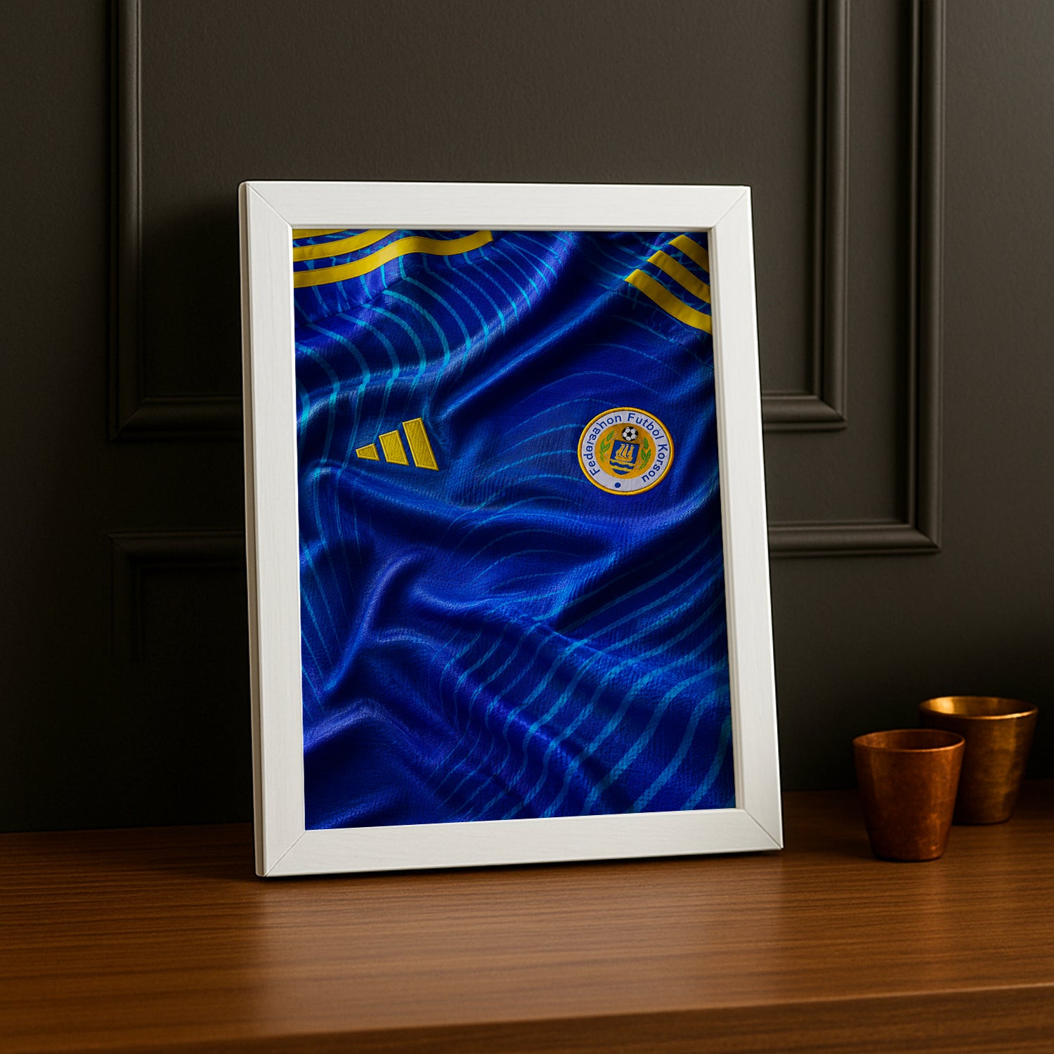 Cadre Photo Maillot Curaçao – Domicile Coupe du Monde 2026 TonCadre