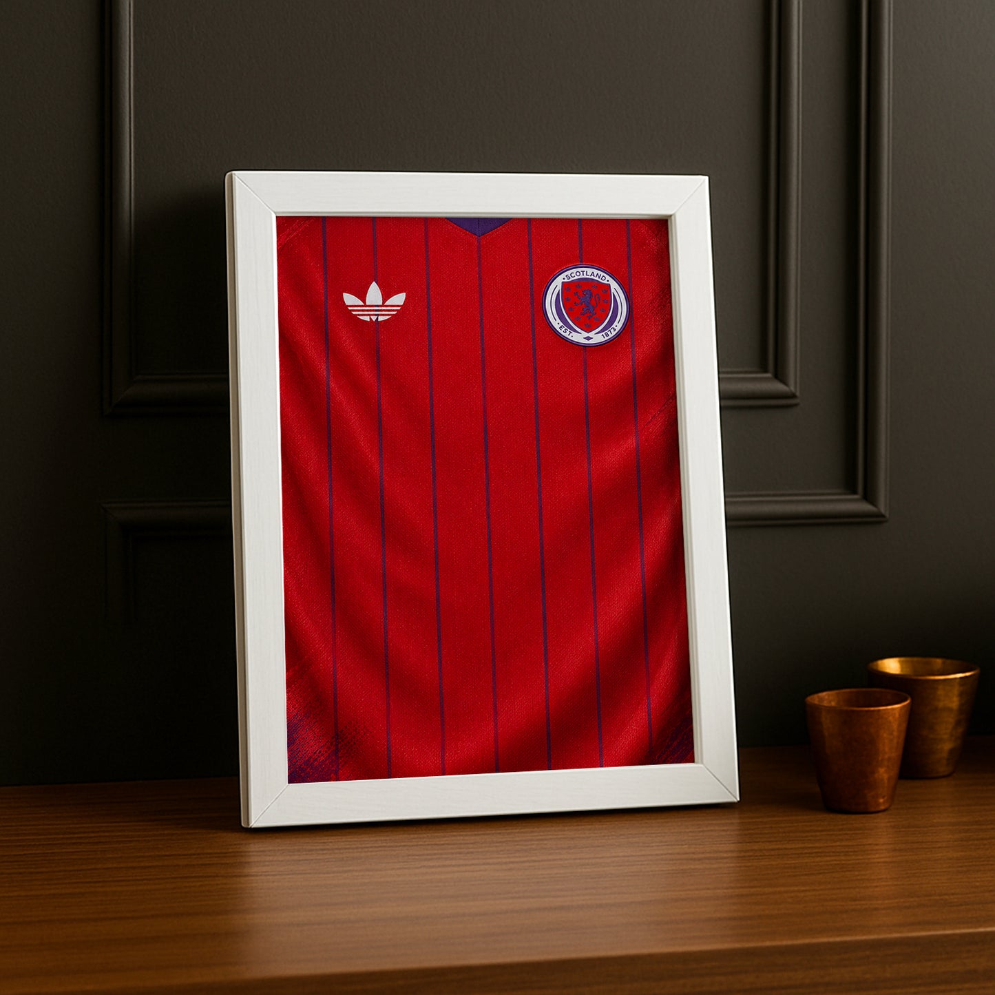 Cadre Photo Maillot Écosse – Extérieur Coupe du Monde 2026 TonCadre
