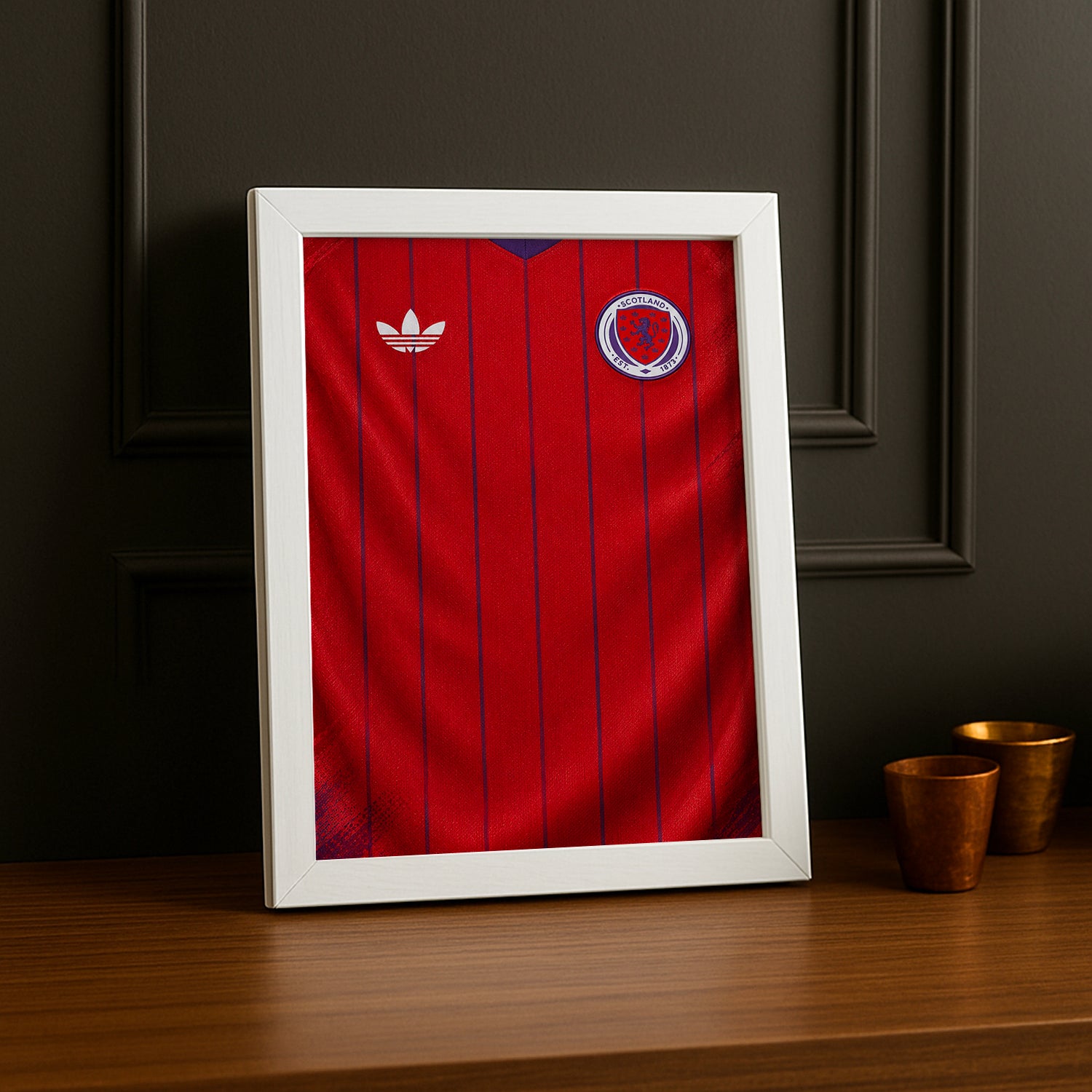 Cadre Photo Maillot Écosse – Extérieur Coupe du Monde 2026 TonCadre