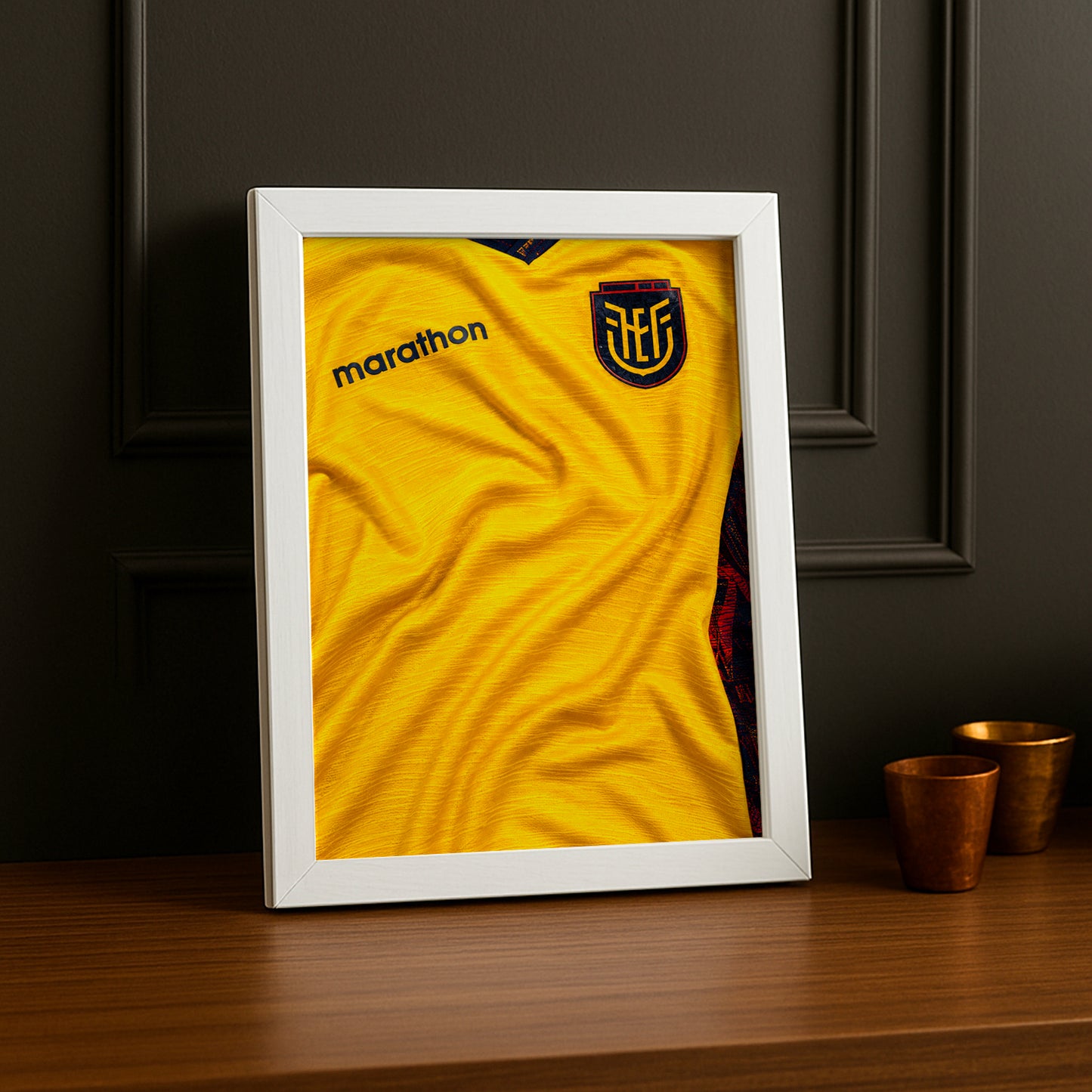 Cadre Photo Maillot Équateur – Domicile Coupe du Monde 2026 TonCadre