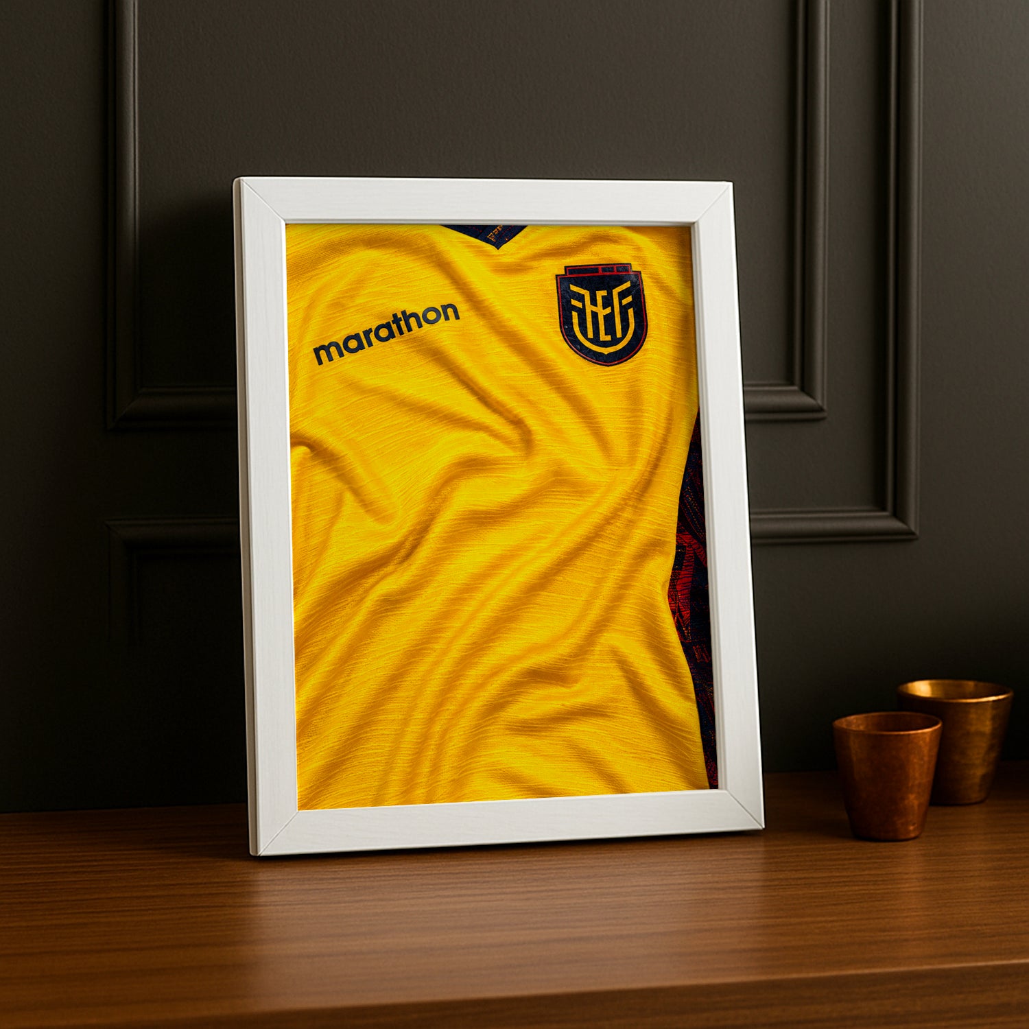 Cadre Photo Maillot Équateur – Domicile Coupe du Monde 2026 TonCadre