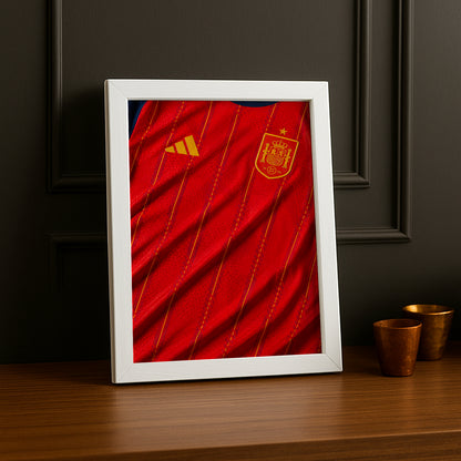 Cadre Photo Maillot Espagne – Domicile Coupe du Monde 2026 TonCadre