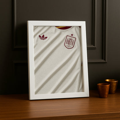 Cadre Photo Maillot Espagne – Extérieur Coupe du Monde 2026 TonCadre