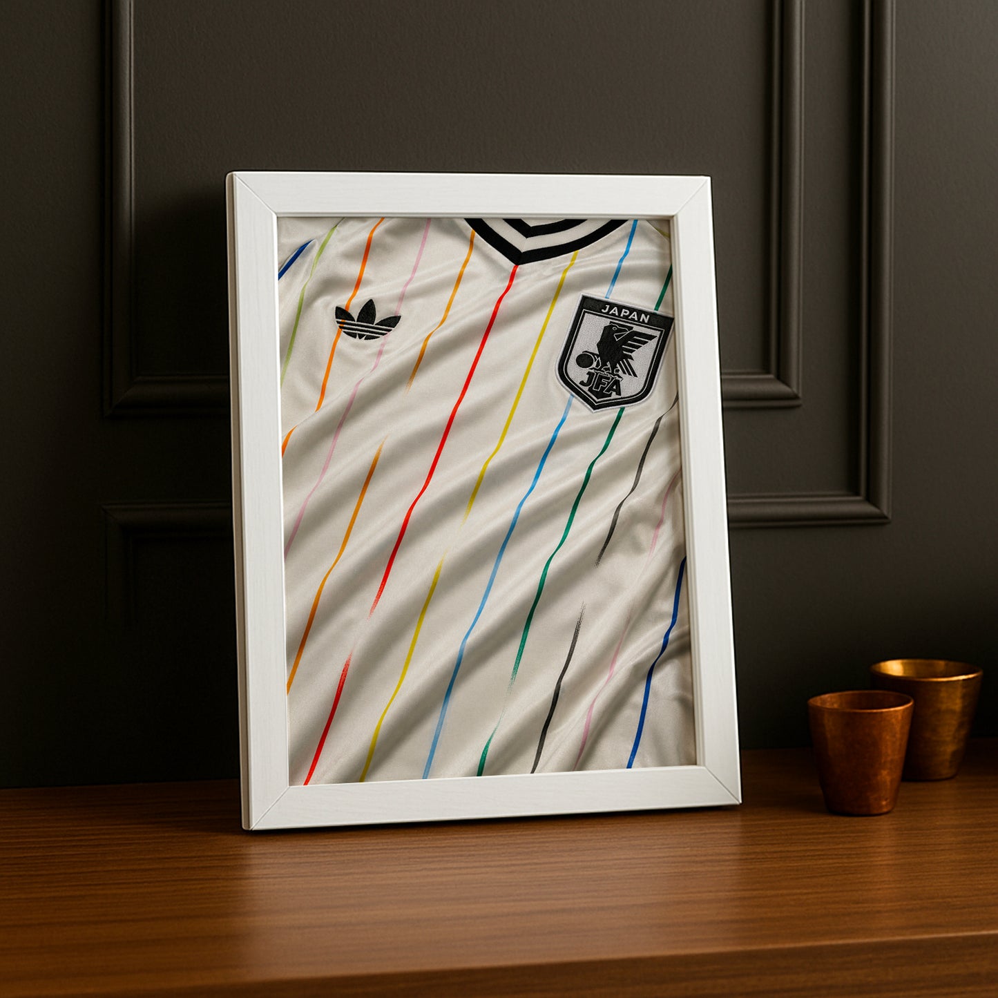 Cadre Photo Maillot Japon – Extérieur Coupe du Monde 2026 TonCadre