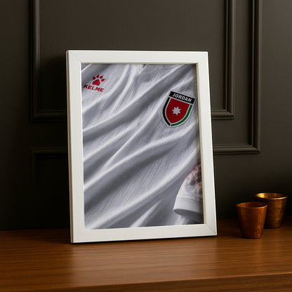 Cadre Photo Maillot Jordanie – Extérieur Coupe du Monde 2026 TonCadre