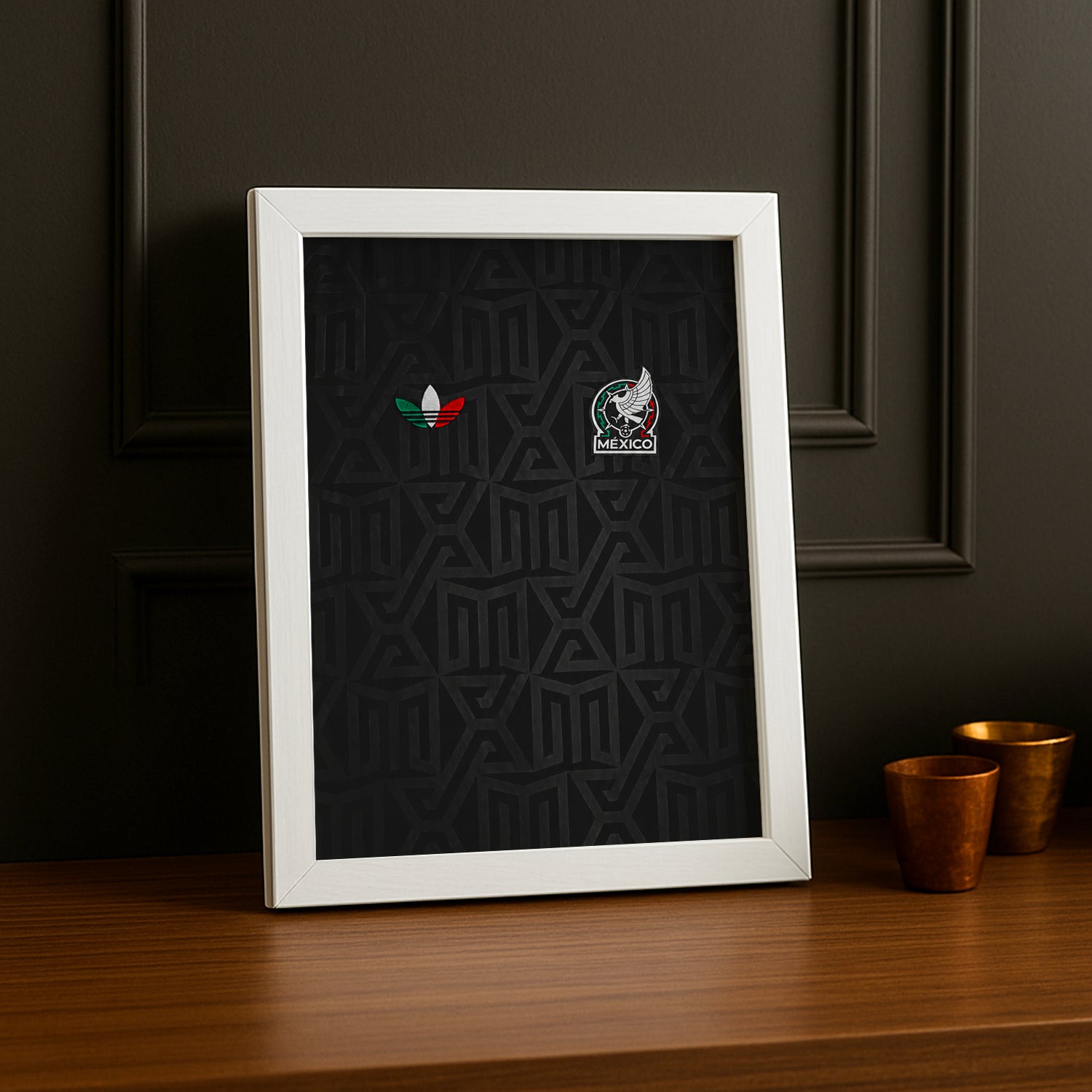Cadre Photo Maillot Mexique – Extérieur Coupe du Monde 2026 TonCadre