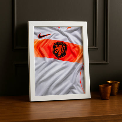 Cadre Photo Maillot Pays-Bas – Extérieur Coupe du Monde 2026 TonCadre