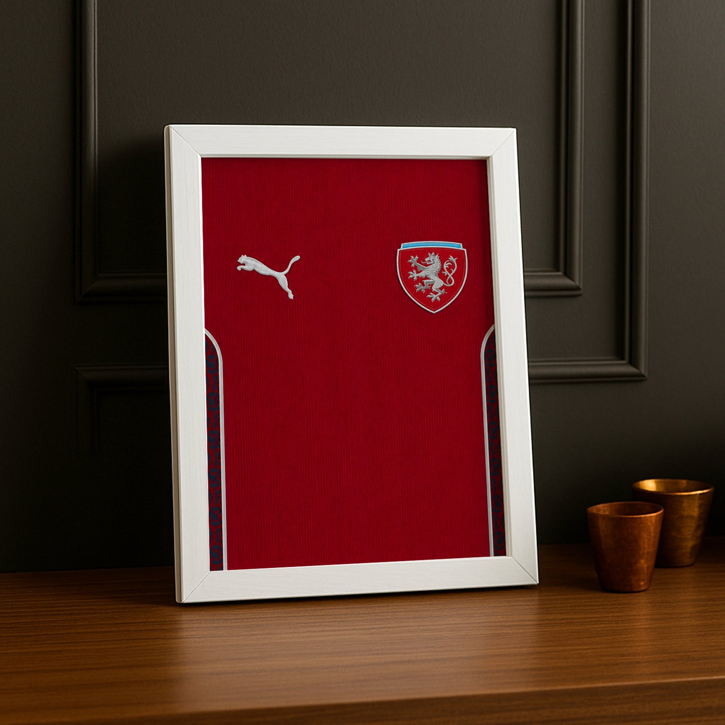 Cadre Photo Maillot République Tchèque – Domicile Coupe du Monde 2026 TonCadre