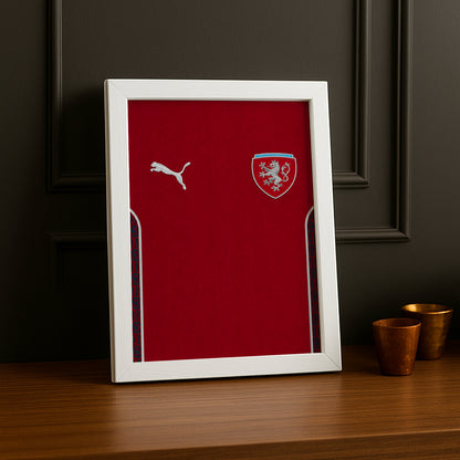 Cadre Photo Maillot République Tchèque – Domicile Coupe du Monde 2026 TonCadre