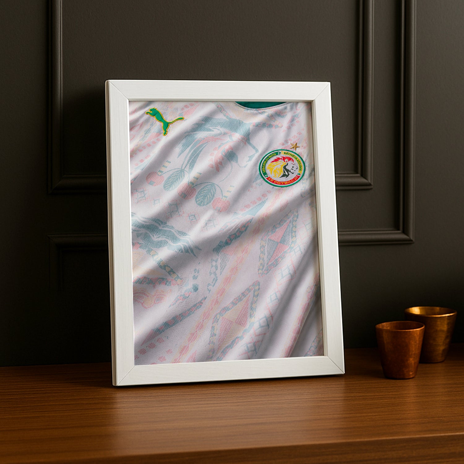 Cadre Photo Maillot Sénégal – Domicile Coupe du Monde 2026 TonCadre