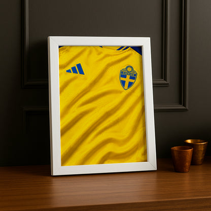 Cadre Photo Maillot Suède – Domicile Coupe du Monde 2026 TonCadre