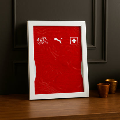 Cadre Photo Maillot Suisse – Domicile Coupe du Monde 2026 TonCadre
