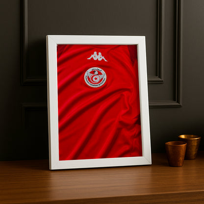 Cadre Photo Maillot Tunisie – Domicile Coupe du Monde 2026 TonCadre