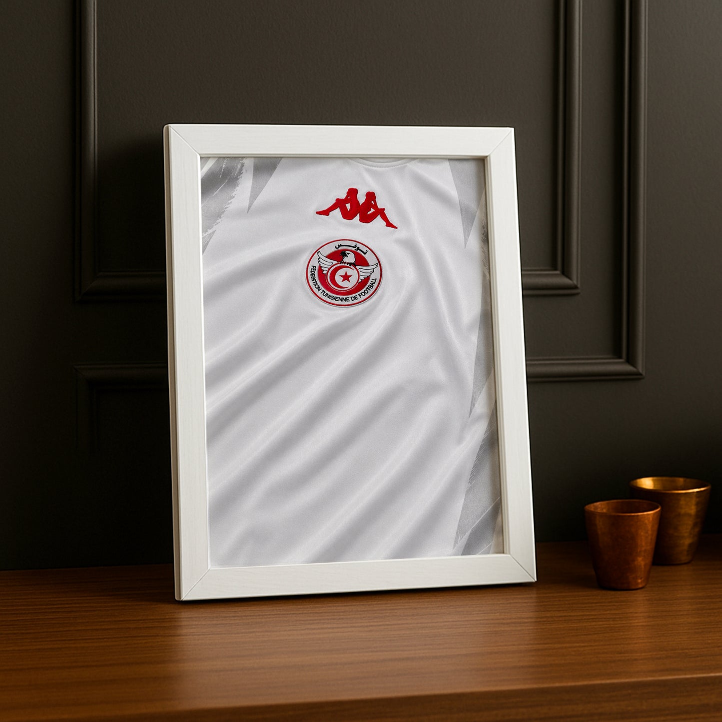 Cadre Photo Maillot Tunisie – Extérieur Coupe du Monde 2026 TonCadre