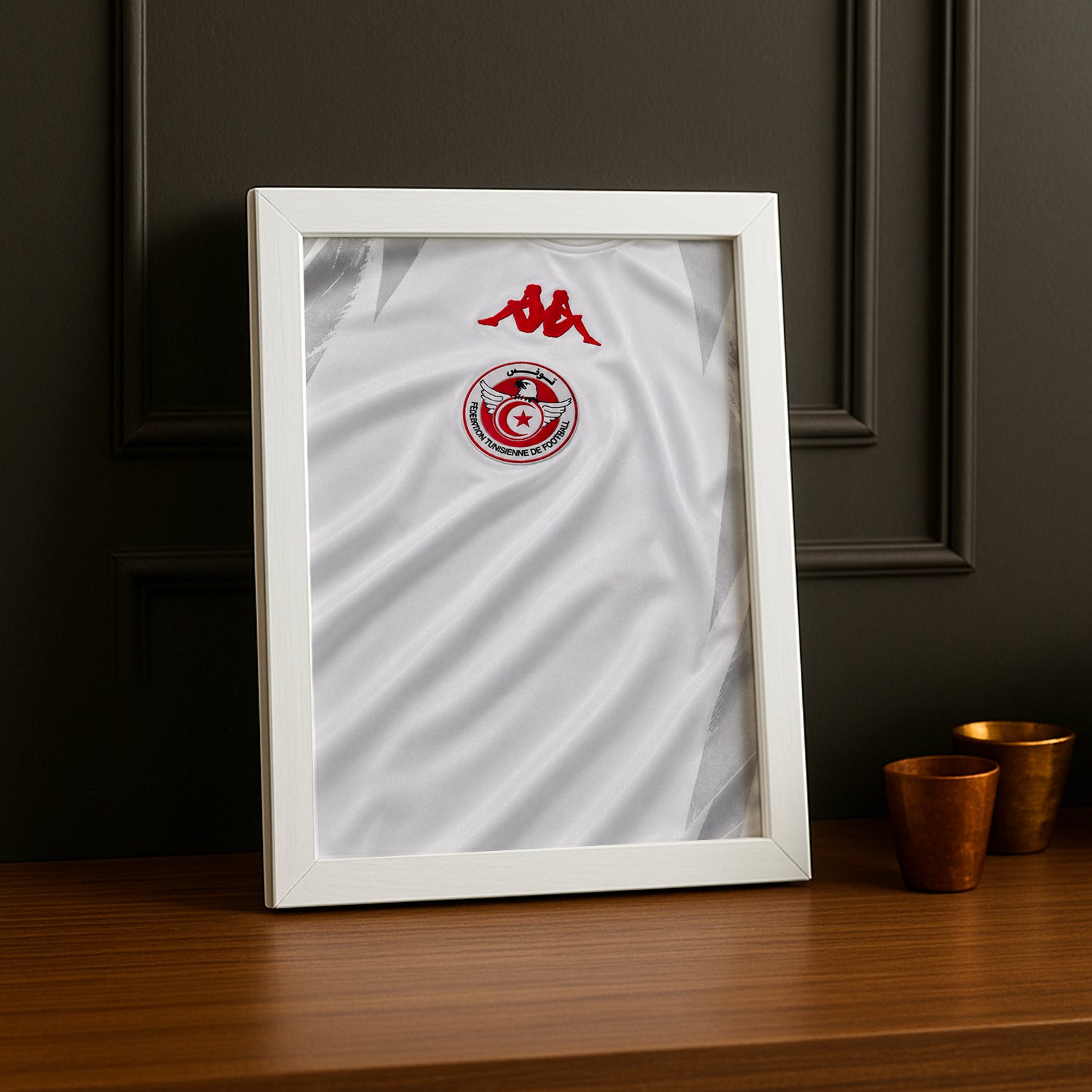Cadre Photo Maillot Tunisie – Extérieur Coupe du Monde 2026 TonCadre