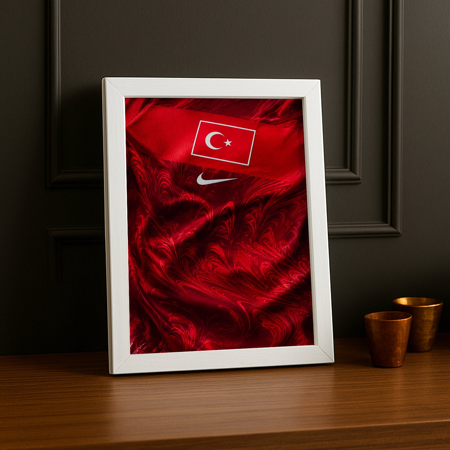 Cadre Photo Maillot Turquie – Domicile Coupe du Monde 2026 TonCadre