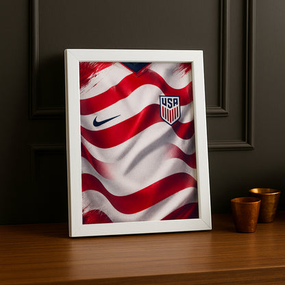 Cadre Photo Maillot USA – Domicile Coupe du Monde 2026 TonCadre