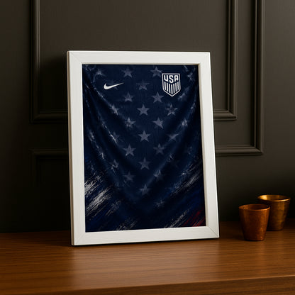 Cadre Photo Maillot USA – Extérieur Coupe du Monde 2026 TonCadre
