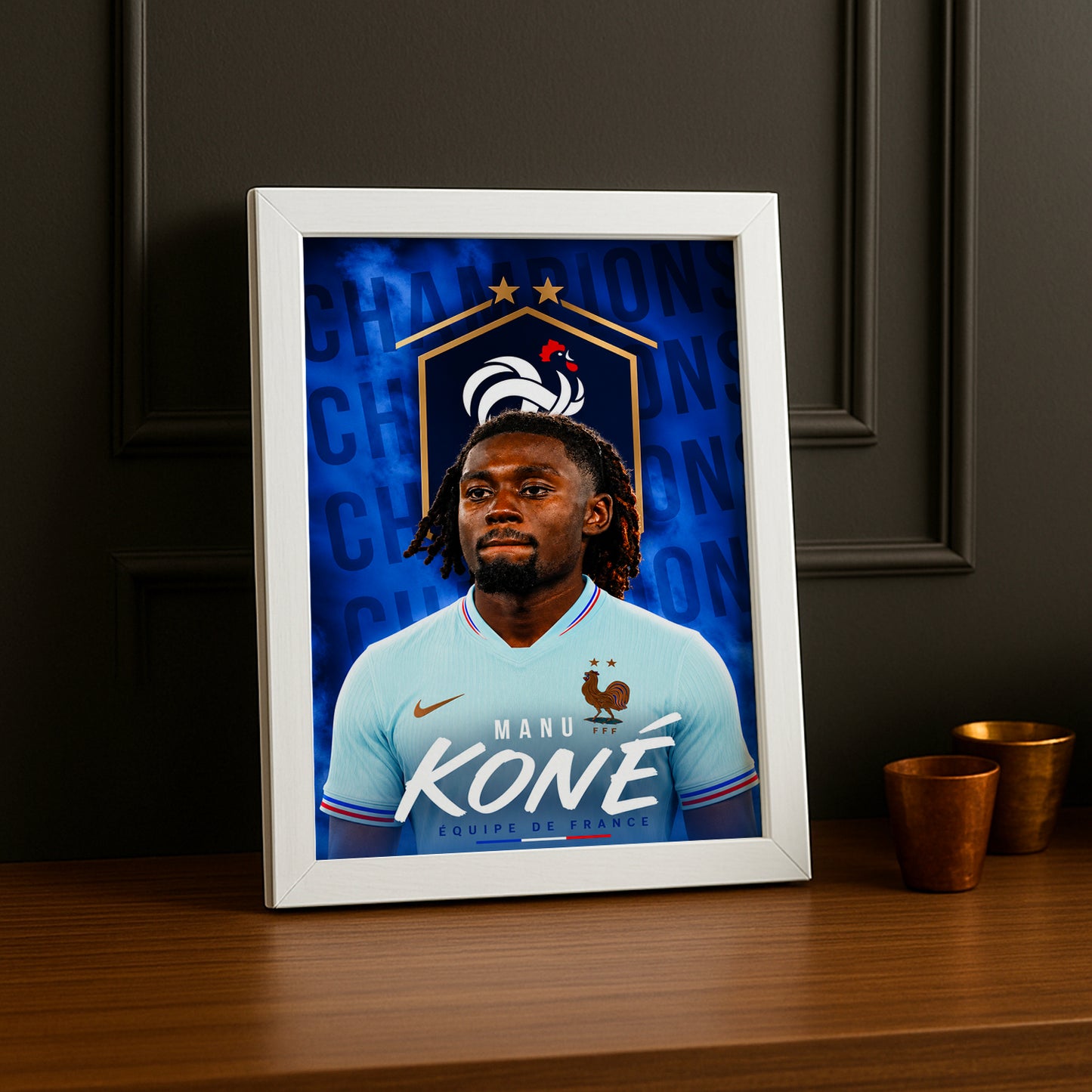Cadre Photo Manu Koné – Équipe de France TonCadre