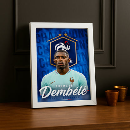 Cadre Photo Ousmane Dembélé – Équipe de France TonCadre