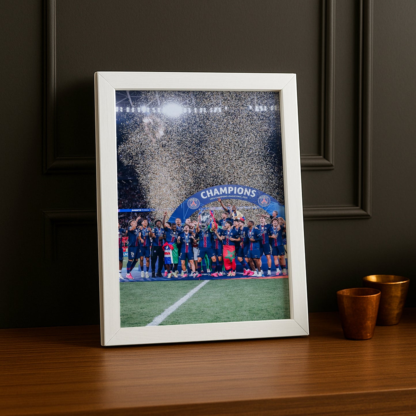 Cadre Photo PSG – Célébration Officielle Champions League Final 2026 | Toute l'Équipe TonCadre