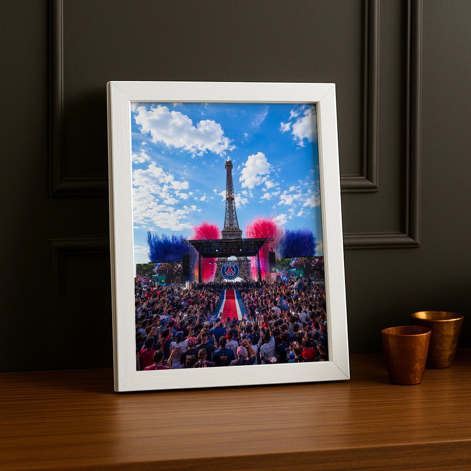 Cadre Photo PSG – Parade Tour Eiffel Champions League 2026 | Fête des Champions TonCadre