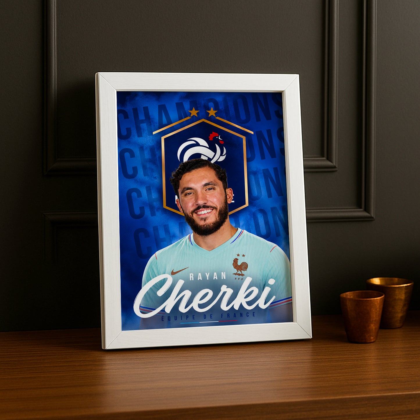 Cadre Photo Rayan Cherki – Équipe de France TonCadre