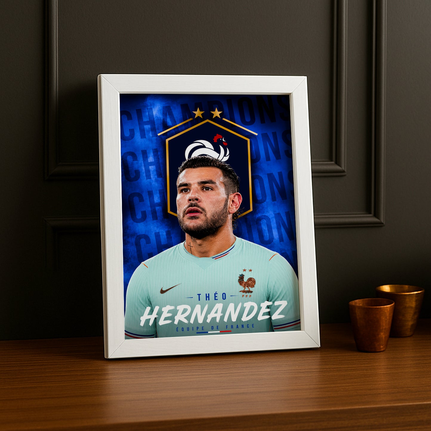 Cadre Photo Théo Hernandez – Équipe de France TonCadre