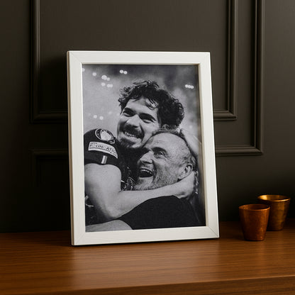 Cadre Photo Vitinha & Luis Enrique – Accolade Champions League 2026 | PSG TonCadre