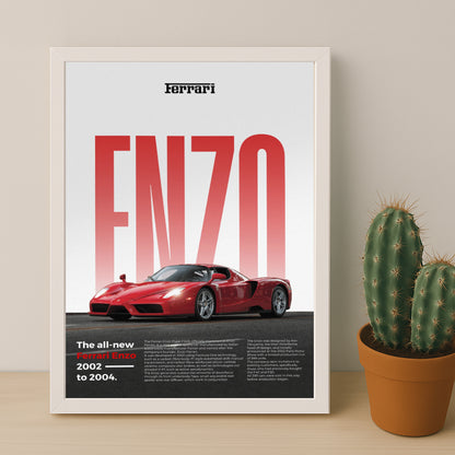 Poster Voitures - Ferrari Enzo
