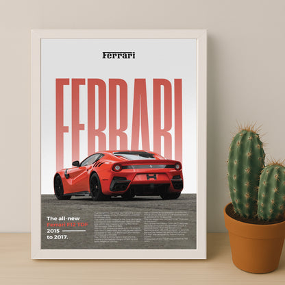 Poster Voitures - Ferrari F12 TDF