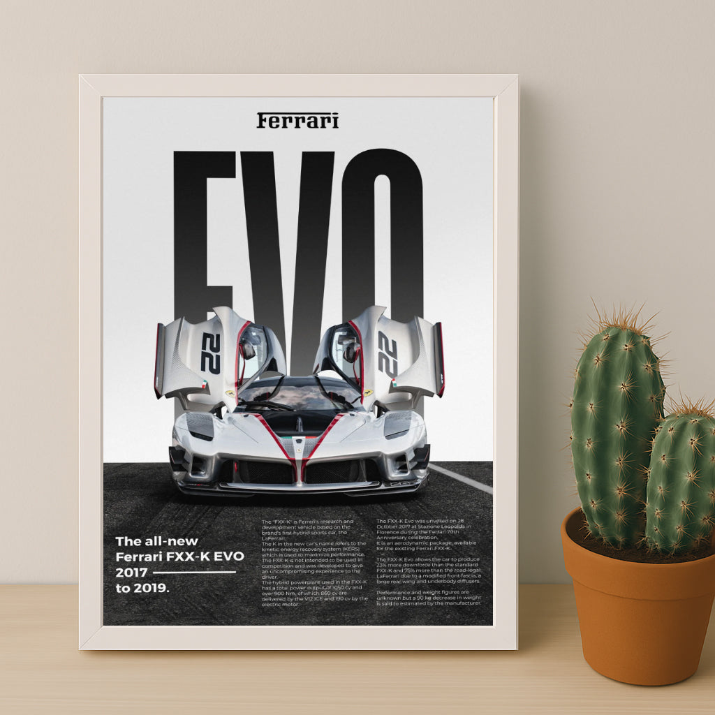 Poster Voitures - Ferrari FXX-K EVO