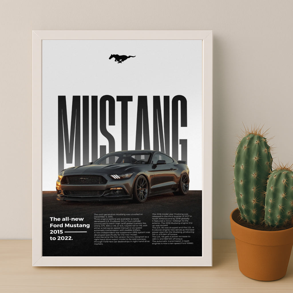 Poster Voitures - Ford Mustang 2015