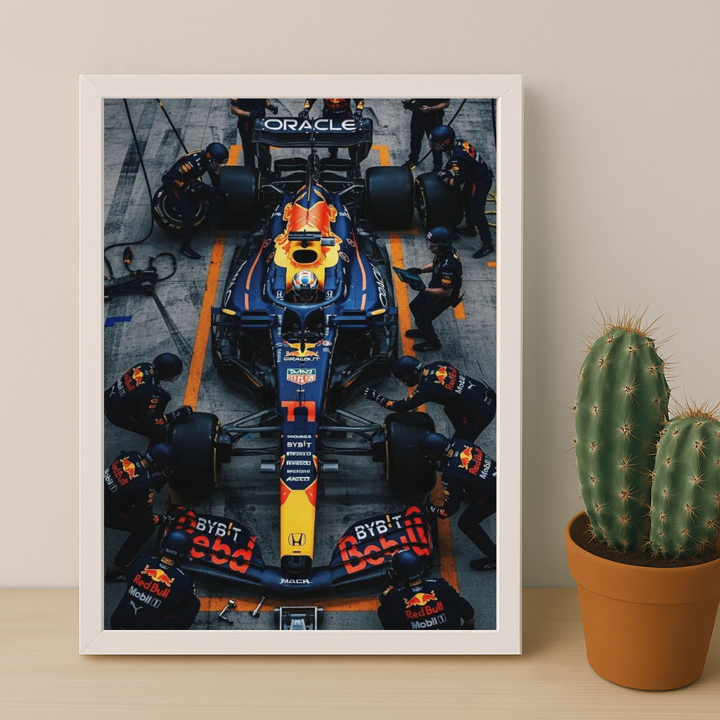 Poster encadrée Formule 1 - Redbull