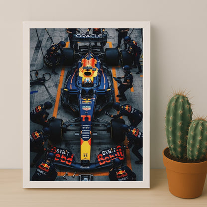 Poster encadrée Formule 1 - Redbull