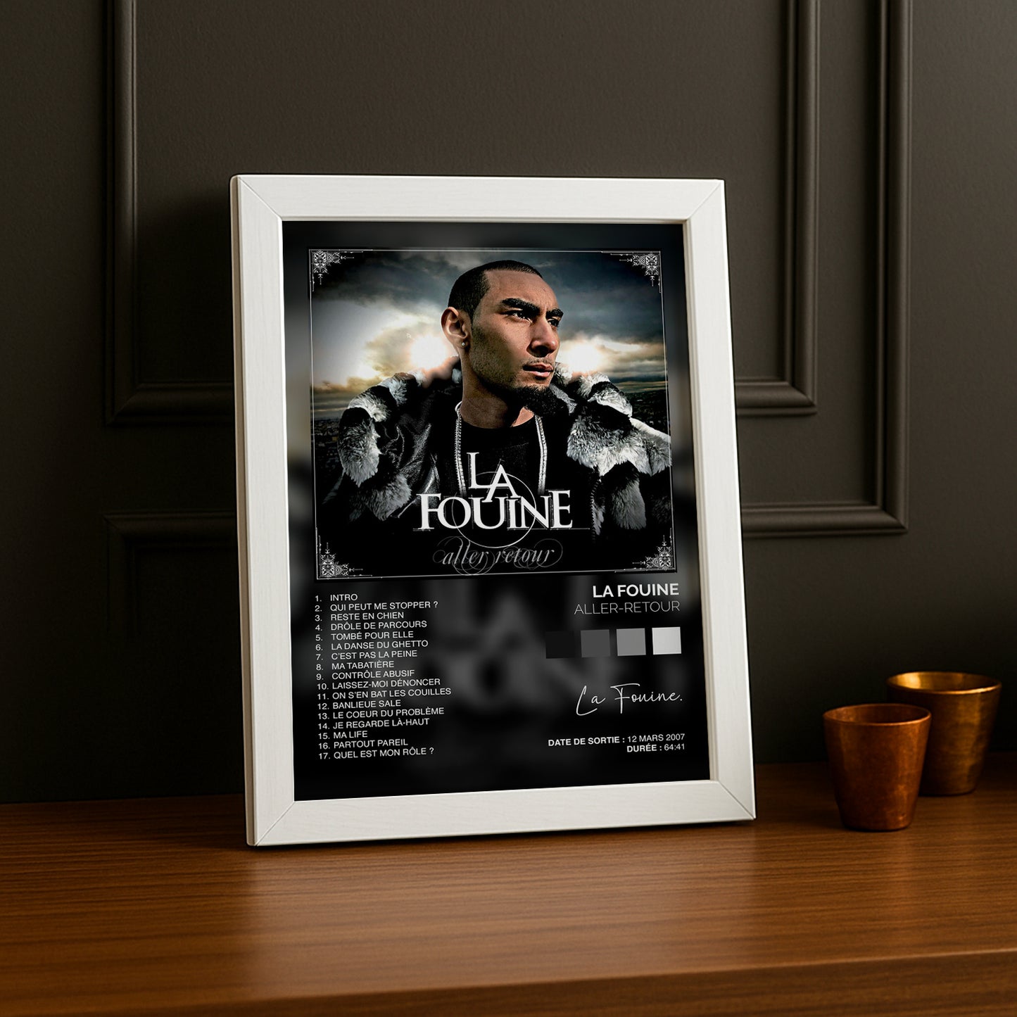 Cadre Photo La Fouine - Aller-Retour