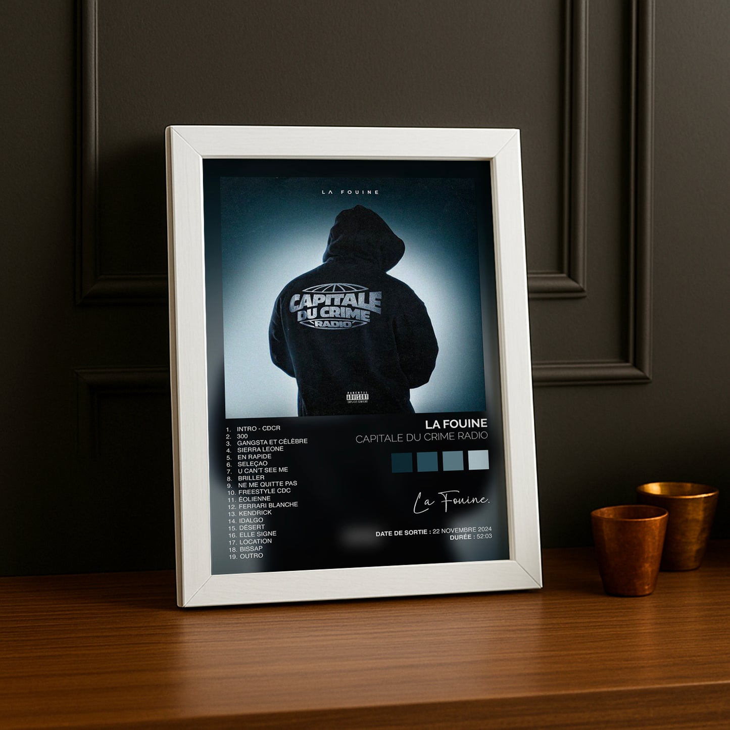 Cadre Photo La Fouine - Capitale du Crime Radio