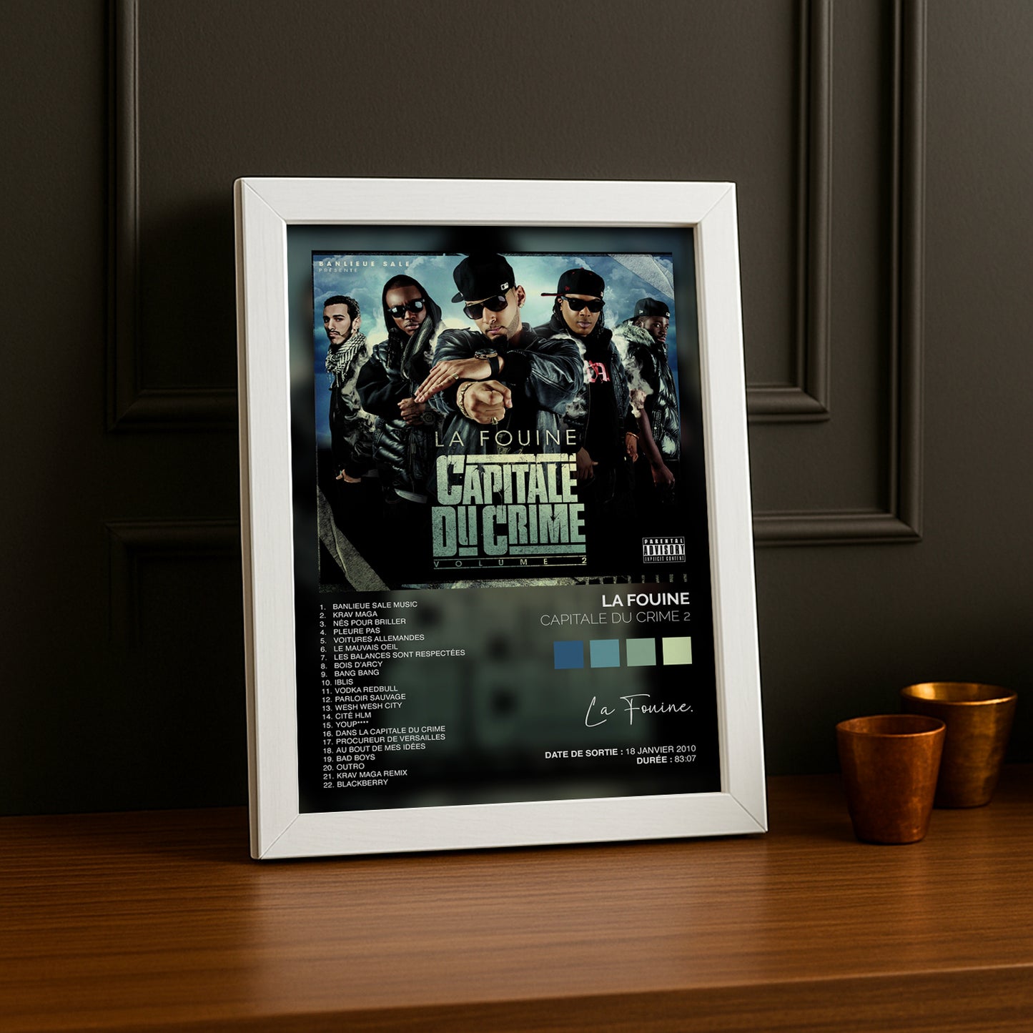 Cadre Photo La Fouine - Capitale du crime 2