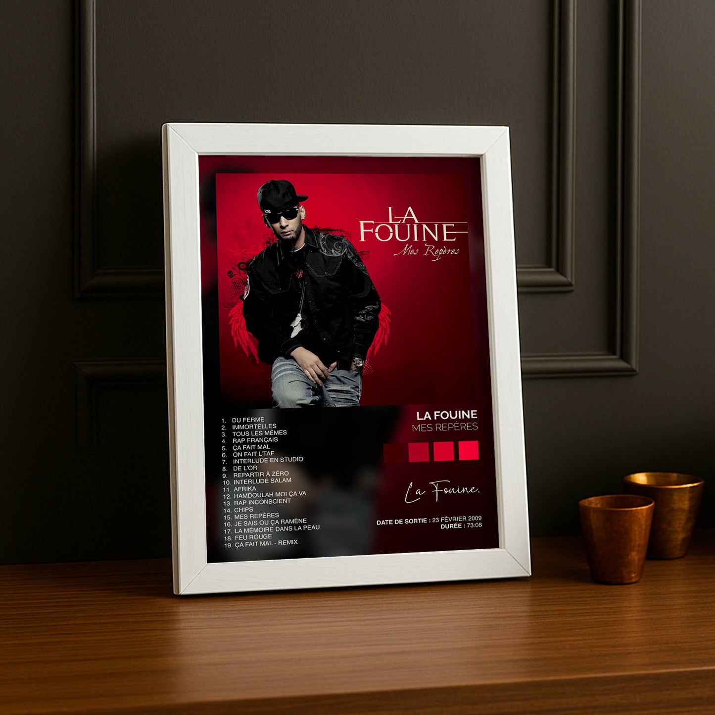 Cadre Photo La Fouine - Mes repères