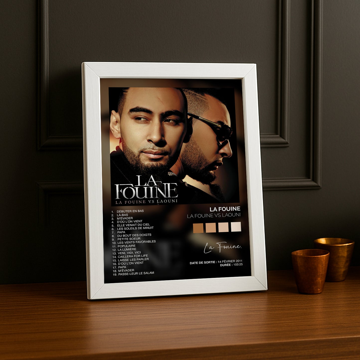 Cadre Photo La Fouine - La Fouine vs Laouni