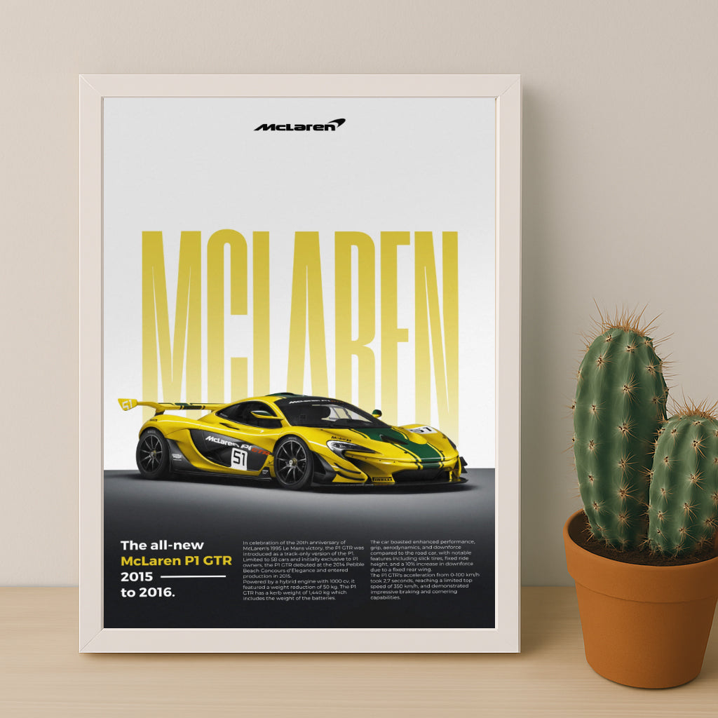 Poster Voitures - McLaren P1 GTR