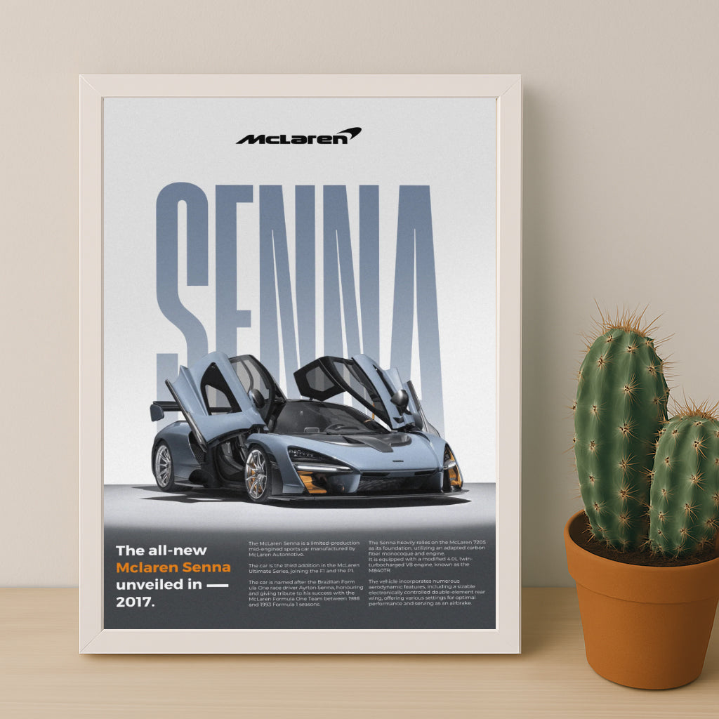 Poster Voitures - McLaren Senna