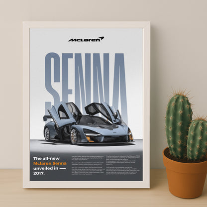 Poster Voitures - McLaren Senna