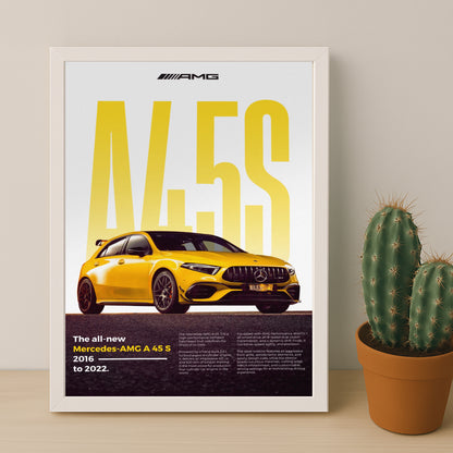 Poster Voitures - Mercedes A45s