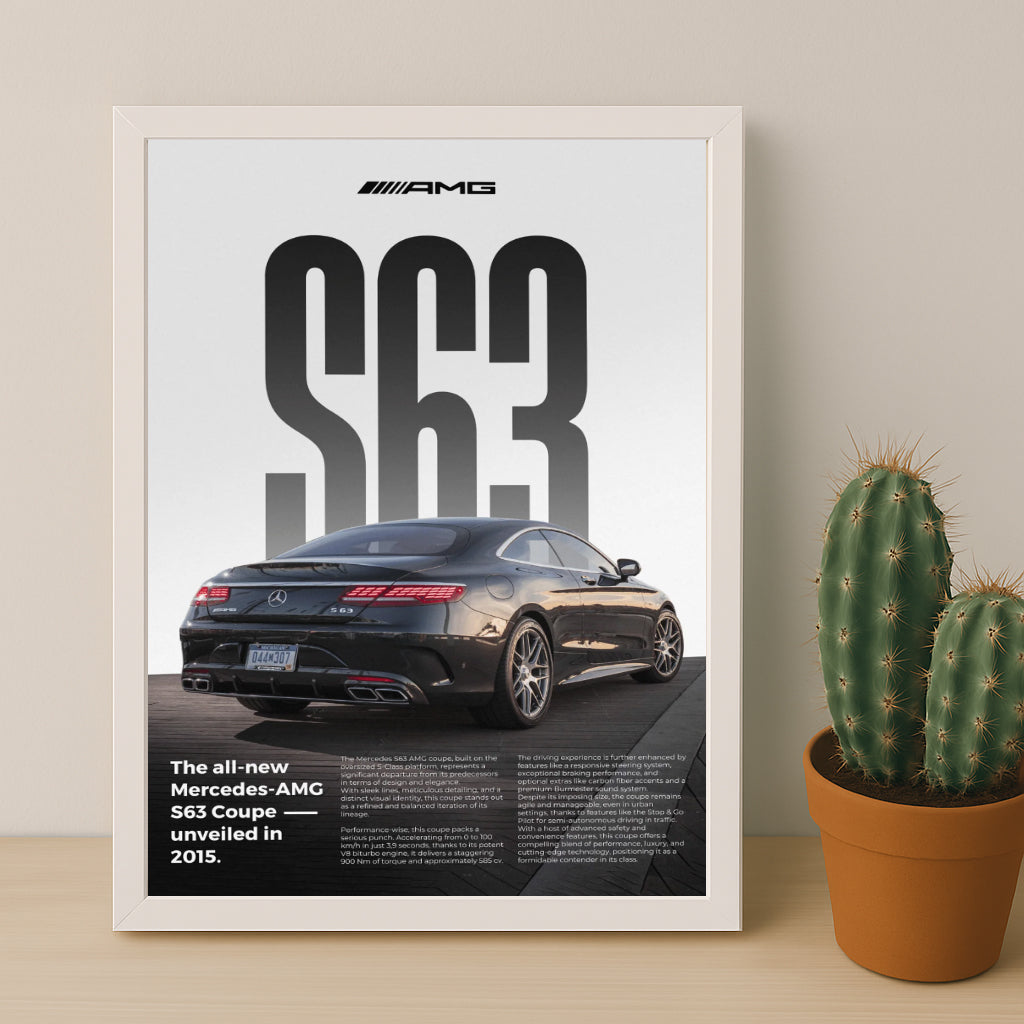Poster Voitures - Mercedes AMG S63