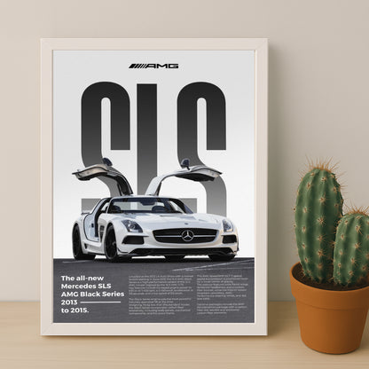 Poster Voitures - Mercedes SLS AMG Black Series