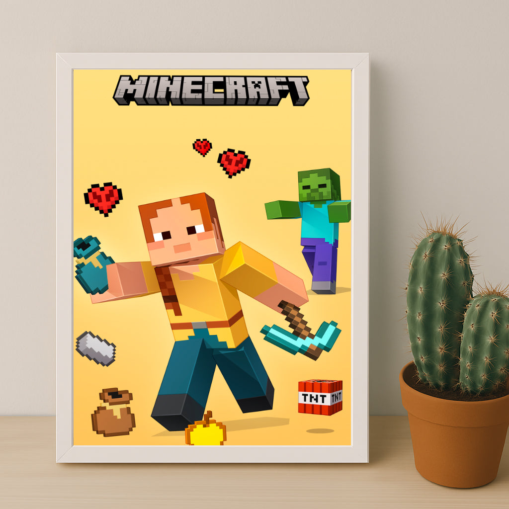 Cadre photo Minecraft - Bundles of Bravery